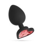 CRUSHIOUS CUORE LARGE ANAL PLUG WITH 4 INTERCHANGEABLE JEWELS