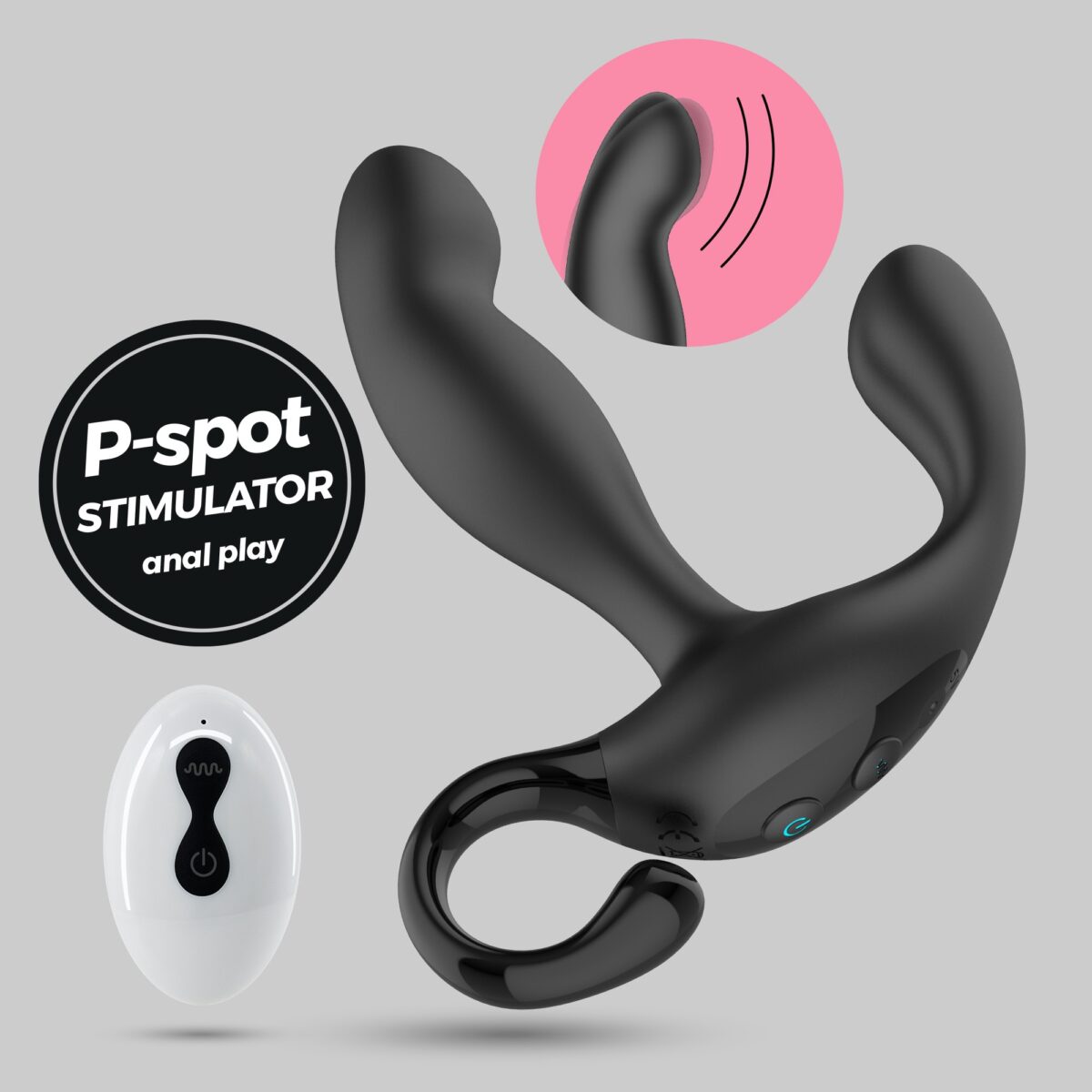 CRUSHIOUS LOKI REMOTE CONTROL RECHARGEABLE PROSTATE MASSAGER