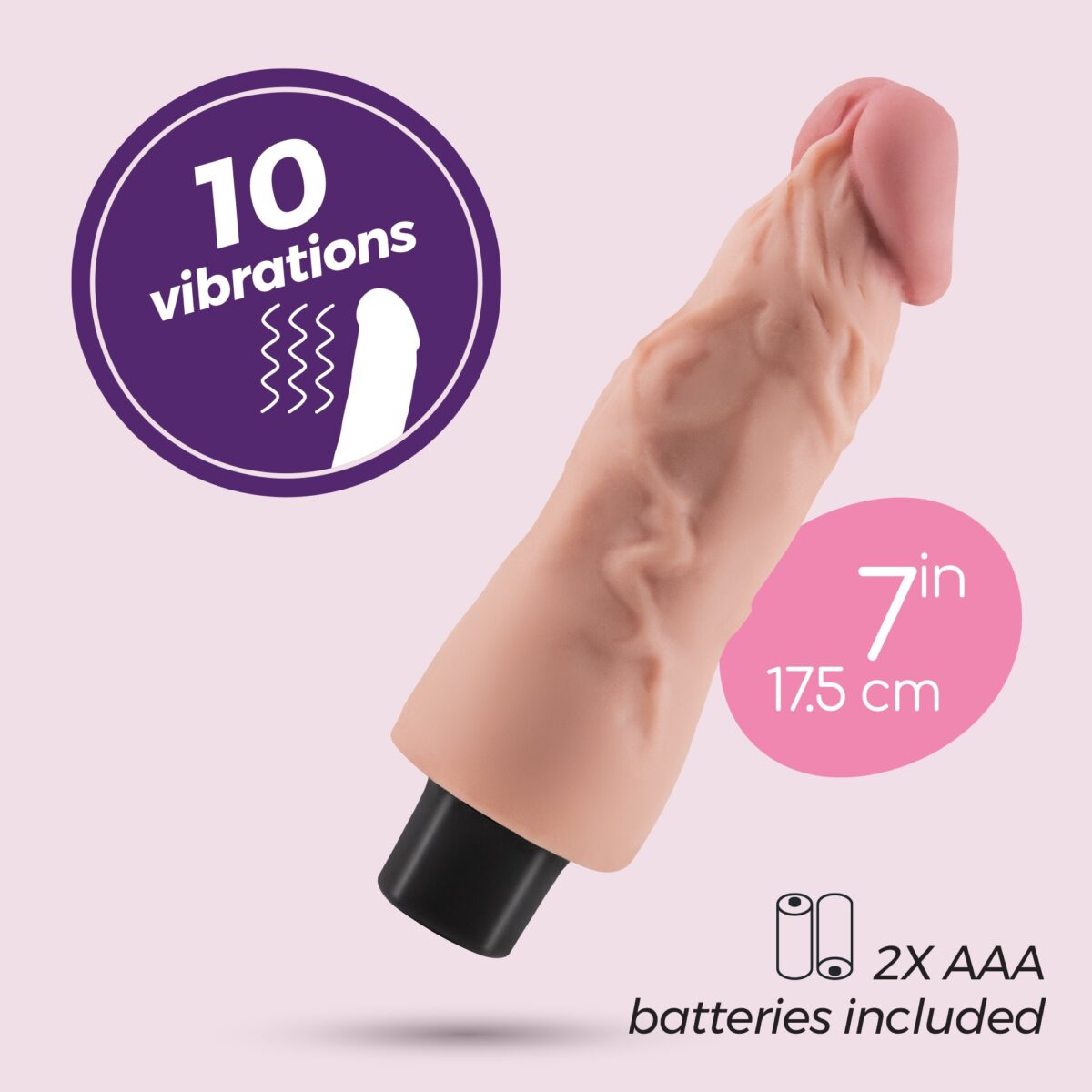 CRUSHIOUS MR  SKIN REALISTIC VIBRATOR