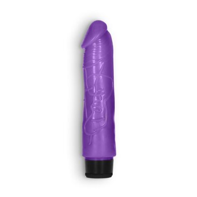 GC 8  THICK REALISTIC DILDO VIBE PURPLE