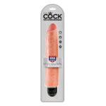 KING COCK VIBRATING STIFFY 10    REALISTIC VIBRATOR WHITE