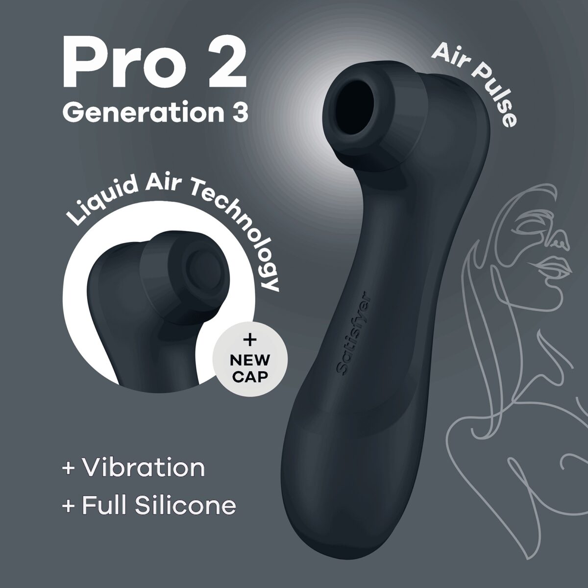 SATISFYER PRO 2 GEN 3 BLACK