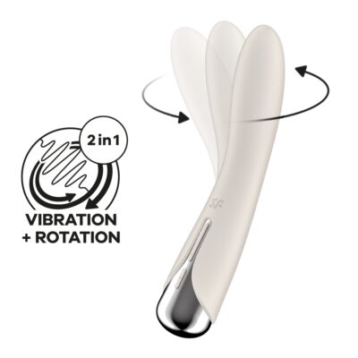 SATISFYER SPINNING VIBE 1 VIBRATOR BEIGE