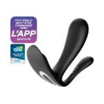 SATISFYER TOP SECRET   ANAL AND G-SPOT STIMULATOR WITH APP BLACK