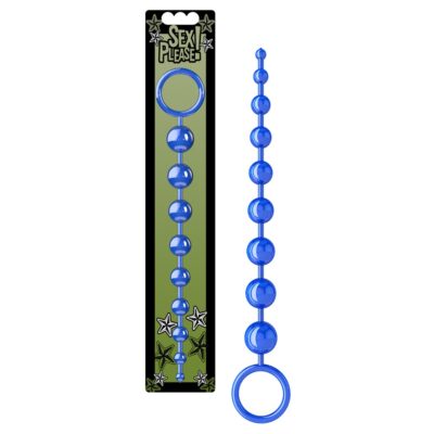 SEX PLEASE  SEXY BEADS 9 ANAL BEADS BLUE