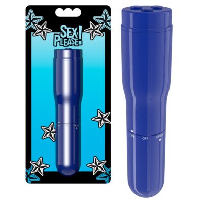 SEX PLEASE  SWEET SENSATIONS MINI VIBRATOR BLUE